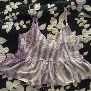 Me to We Lavender Tie-Dye Camisole